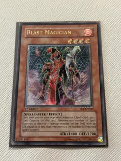 Yugioh Blast Magician Ultimate Rare 1st Edition FET - Image 1