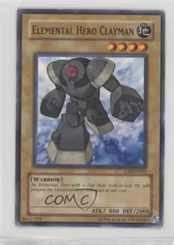 Elemental HERO Clayman YuGiOh The Lost Millenium #TLM-EN003 2005 10ou - Image 1