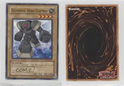 Elemental HERO Clayman YuGiOh The Lost Millenium #TLM-EN003 2005 10ou - Image 3