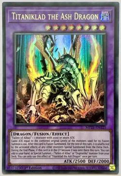 MP21-EN125 Titaniklad the Ash Dragon - Ultra Rare 1st Edition Near Mint YuGiOh - Image 1