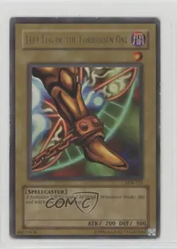 Left Leg of the Forbidden One YuGiOh end Blue Eyes White Dragon #LOB-121 pq5 - Image 1