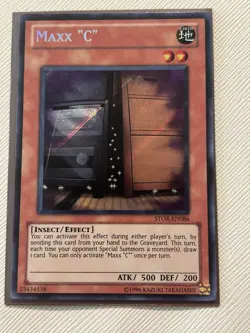 Yugioh 3x Maxx “C” STOR Secret Rare Unlimited - Image 3