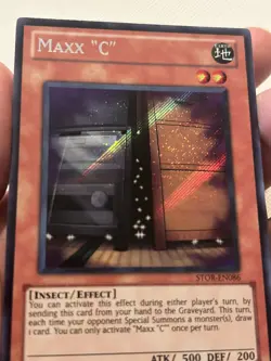 Yugioh 3x Maxx “C” STOR Secret Rare Unlimited - Image 4