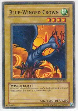 M) Yugioh - Konami - Yu-Gi-Uh! - Blue-Winged Crown - MRD-122 - Trading Card - Image 1