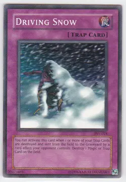 M) Yugioh - Konami - Yu-Gi-Uh! - Driving Snow - PSV-018 - Trading Card - Image 1