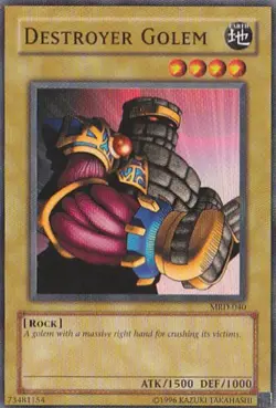 Yugioh - Konami - Yu-Gi-Uh! - Destroyer Golem - MRD-040 - Trading Card - Image 1