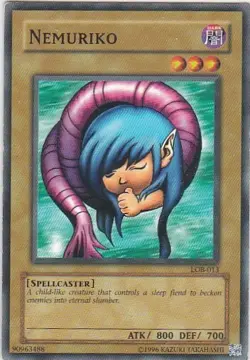 GS) Yugioh - Konami - Yu-Gi-Uh! - Nemuriko - LOB-013 - Trading Card - Image 1