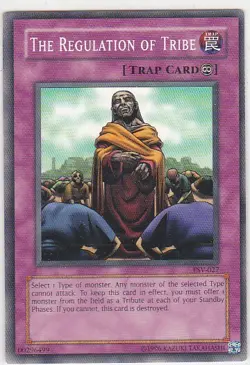 Yugioh - Konami - Yu-Gi-Uh! - The Regulation of Tribe - PSV-027 - Trading Card - Image 1