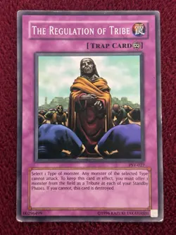 Yugioh - Konami - Yu-Gi-Uh! - The Regulation of Tribe - PSV-027 - Trading Card - Image 1