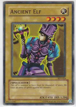 M) Yugioh - Konami - Yu-Gi-Uh! - Ancient Elf - SDY-024 - Trading Card - Image 1