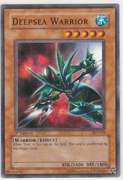 Yugioh - Konami - Yu-Gi-Uh! - Deepsea Warrior - PSV-079 - Trading Card - Image 1