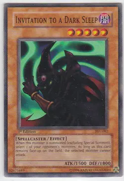 Yugioh - Konami - Yu-Gi-Uh! - Invitation to Dark Sleep - PSV-082 - Trading Card - Image 1