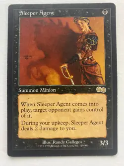Sleeper Agent Urza's Saga Regular Magic the Gathering MTG Card - Image 1