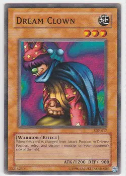 M) Yugioh - Konami - Yu-Gi-Uh! - Dream Clown - SDP-017 - Trading Card - Image 1