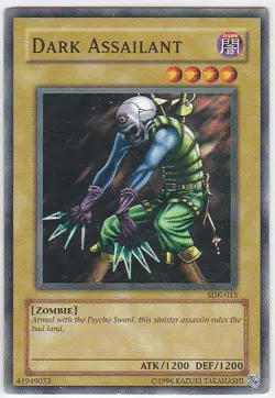 M) Yugioh - Konami - Yu-Gi-Uh! - Dark Assailant - SDK-015 - Trading Card - Image 1