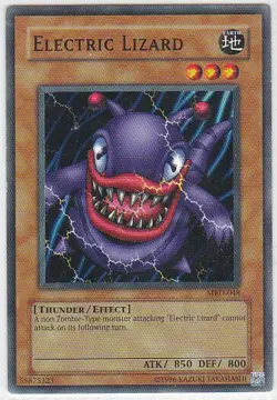 M) Yugioh - Konami - Yu-Gi-Uh! - Electric Lizard - MRD-048 - Trading Card - Image 1
