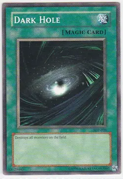 M) Yugioh - Konami - Yu-Gi-Uh! - Dark Hole - SDP-026 - Trading Card - Image 1