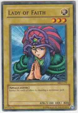 M) Yugioh - Konami - Yu-Gi-Uh! - Lady of Faith - MRD-119 - Trading Card - Image 1