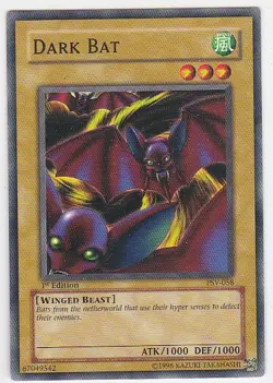 Yugioh - Konami - Yu-Gi-Uh! - Dark Bat - PSV-058 - Trading Card - Image 1