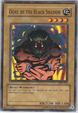 Yugioh - Konami - Yu-Gi-Uh! - Orge of the Black Shadow - SDK-019 - Trading Card - Image 1