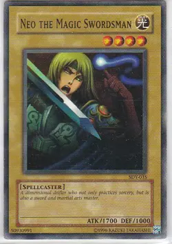 M) Yugioh - Konami - Yu-Gi-Uh! - Neo the Magic Swordsman - SDY-035 Trading Card - Image 1