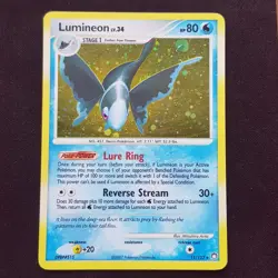 Lumineon 11/123 HOLO Rare💯MINT💯Mysterious Treasures Pokemon Card TCG - Image 1