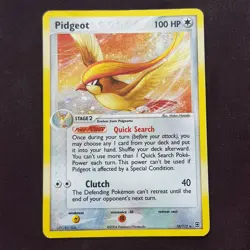 Pidgeot 10/112 HOLO Rare⭐VERY GOOD⭐EX FireRed & LeafGreen Pokemon Card TCG - Image 1