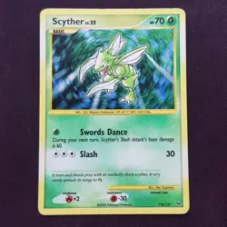Scyther 130/127 HOLO Rare💯MINT💯Platinum Pokemon Card TCG - Image 1