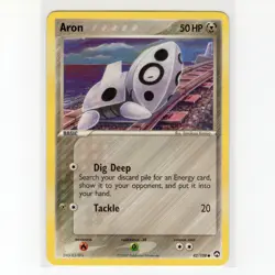 Pokemon TCG Aron 42/108 EX Power Keepers Regular Common Card EN-LP 2007 - Image 1
