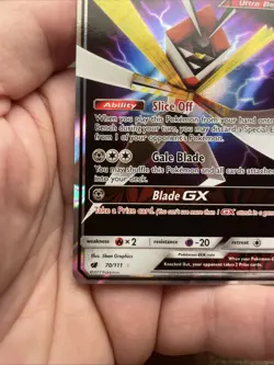 Kartana GX Crimson Invasion Holo Ultra Rare Card 70/111 Near Mint FREE SHIPPING! - Image 4