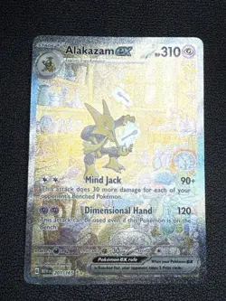 Alakazam ex 201/165 SIR Pokemon S&V 151 NM card - Image 1