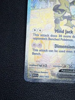 Alakazam ex 201/165 SIR Pokemon S&V 151 NM card - Image 4