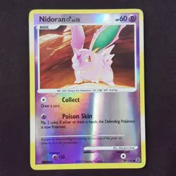 Nidoran M 97/132 Reverse HOLO Rare💯MINT💯Secret Wonders Pokemon Card TCG - Image 1