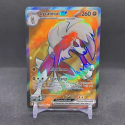 Lycanroc EX Paldea Evolved Ultra Rare Full Art 241/193 Pokemon TCG Card NM - Image 1
