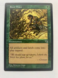 Root Maze Tempest Regular Magic the Gathering MTG Card - Image 1