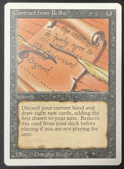Contract from Below - Revised - Rare - NM Vintage MTG Magic: The Gathering - Image 1