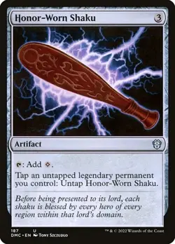 2x Honor-Worn Shaku Dominaria United Commander NM MTG - Image 1