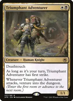 2x Triumphant Adventurer AFR NM MTG - Image 1