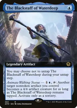 2x The Blackstaff of Waterdeep - Extended Art AFR NM MTG - Image 1