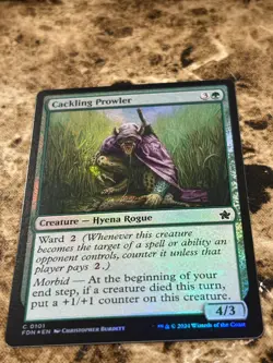 CACKLING PROWLER Magic the Gathering MTG Foundations Foil - Image 1