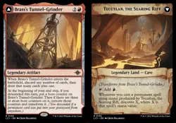 Brass's Tunnel-Grinder // Tecutlan, the Searing Rift LCI NM MTG - Image 1
