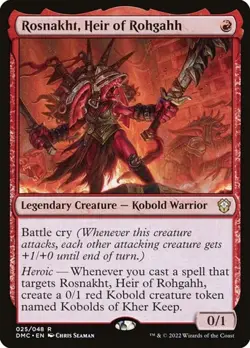 2x Rosnakht, Heir of Rohgahh Dominaria United Commander NM MTG - Image 1