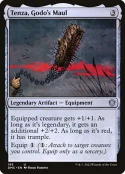 2x Tenza, Godo's Maul Dominaria United Commander NM MTG - Image 1