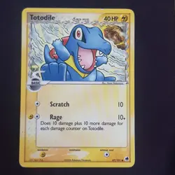 Totodile 67/101✨EXCELLENT✨EX Dragon Frontiers Pokemon - Image 1