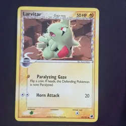 Larvitar 52/101💎NEAR MINT💎EX Dragon Frontiers Pokemon - Image 1