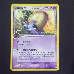 Omanyte 74/110💎NEAR MINT💎EX Holon Phantoms Pokemon - Image 1