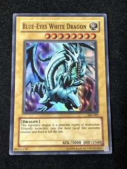 Blue-Eyes White Dragon - SKE-001 - Super Rare - Unlimited Edition Yugioh LP - Image 1