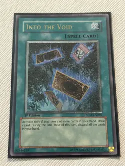 Yugioh Into The Void Ultimate Rare THSD 1st Edition!! - Image 1