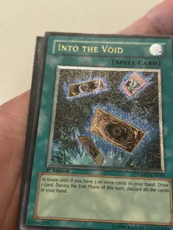 Yugioh Into The Void Ultimate Rare THSD 1st Edition!! - Image 3