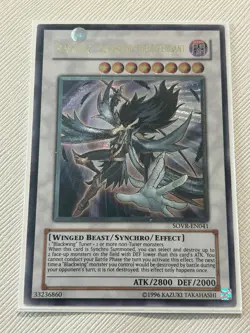 Yugioh Blackwing - Silverwind The Ascendant Ultimate Rare SOVR unlimited Edition - Image 1